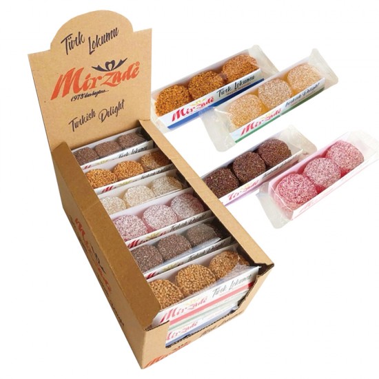 Turkish Delight With Mixed Flavour - Mini Package - 55 GR.