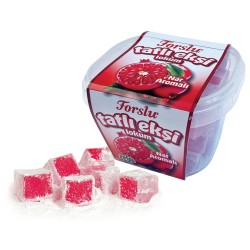 Sweet & Sour Pomegranate Flavored Turkish Delight  - 180 GR. Plastic Box